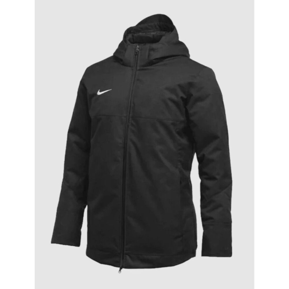 NIKE 550 Sz Large L Men's Duck Down Team Parka  DJ6526-060 Anthracite Gray NWT!